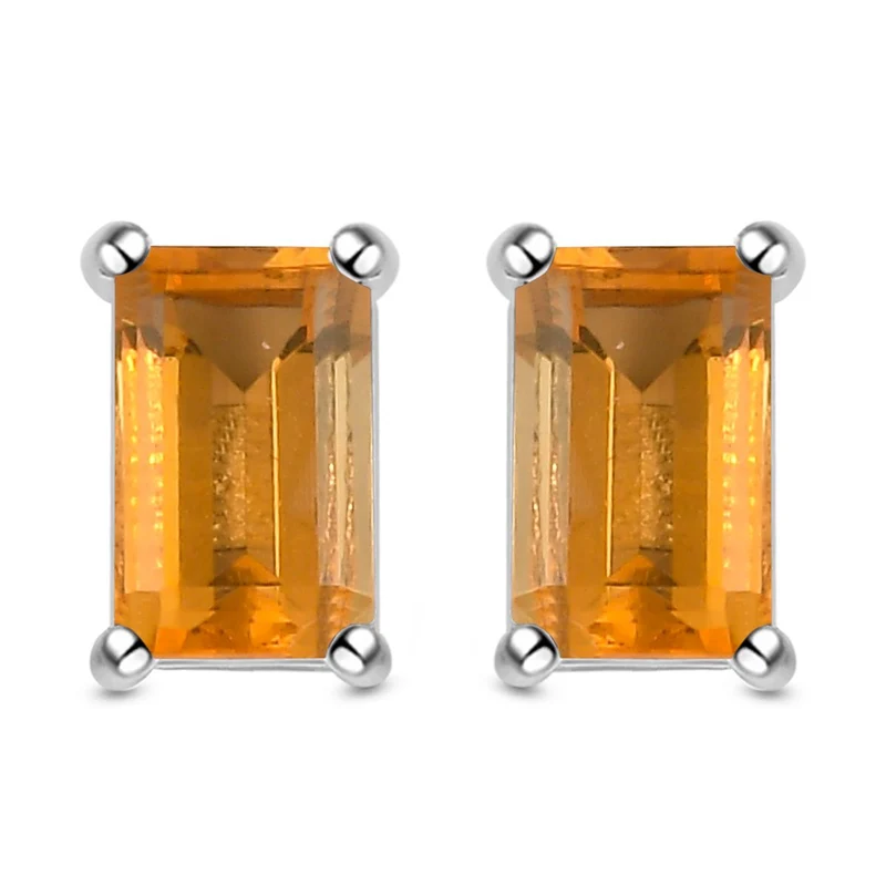 Salamanca Feueropal-Ohrringe, 925 Silber platiniert ca. 0,40 ct