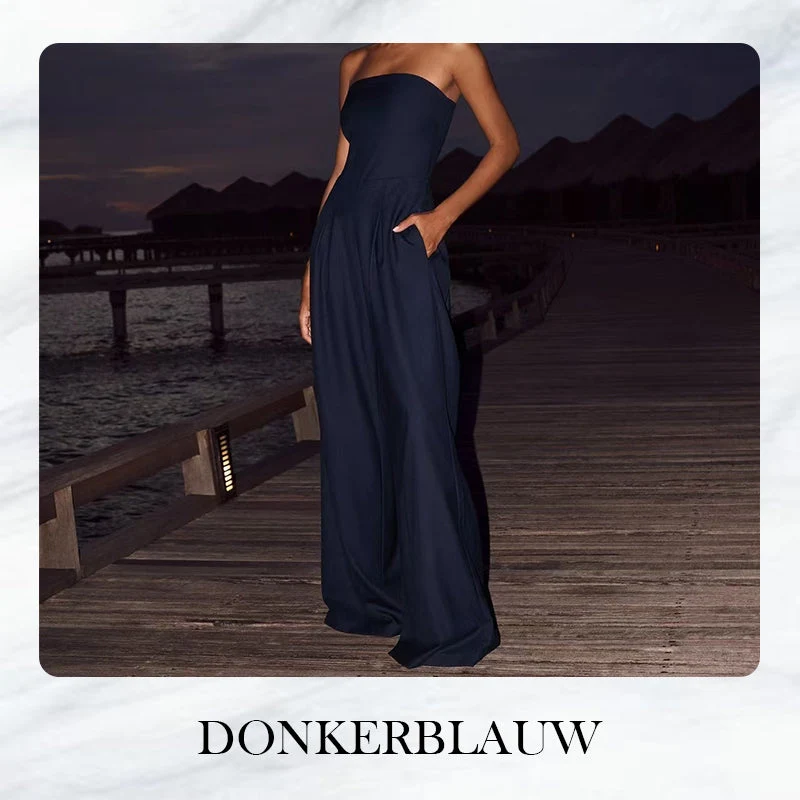 Ärmelloser Jumpsuit mit Taschen