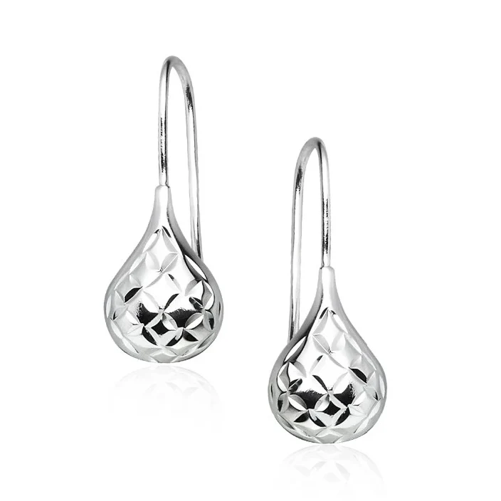 Tropfen-Ohrringe, 925 Silber ca. 2,40g