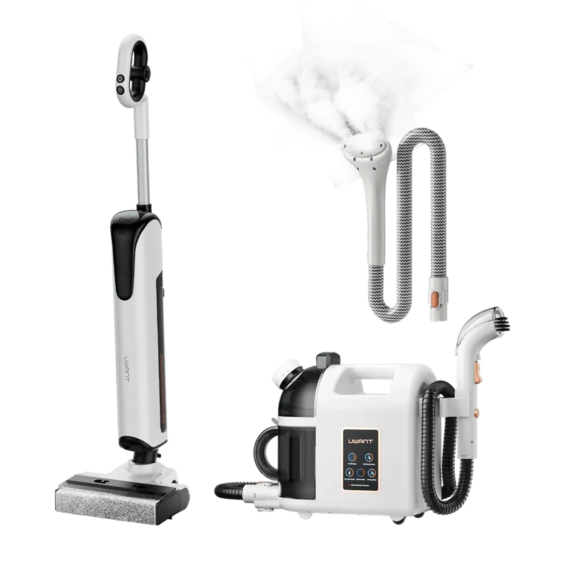Bundle: UWANT D700 Nass- und Trockensauger × B200 Dampfreiniger