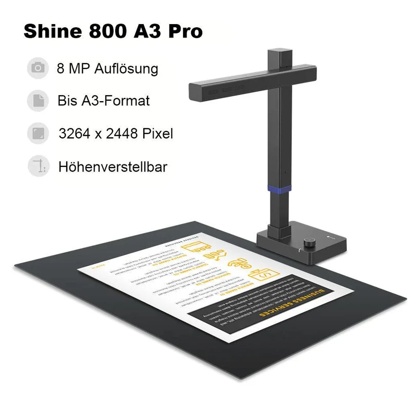 (inkl. 12,99 € Gratis-Lesezeichen) CZUR Shine Pro Serie Scanner