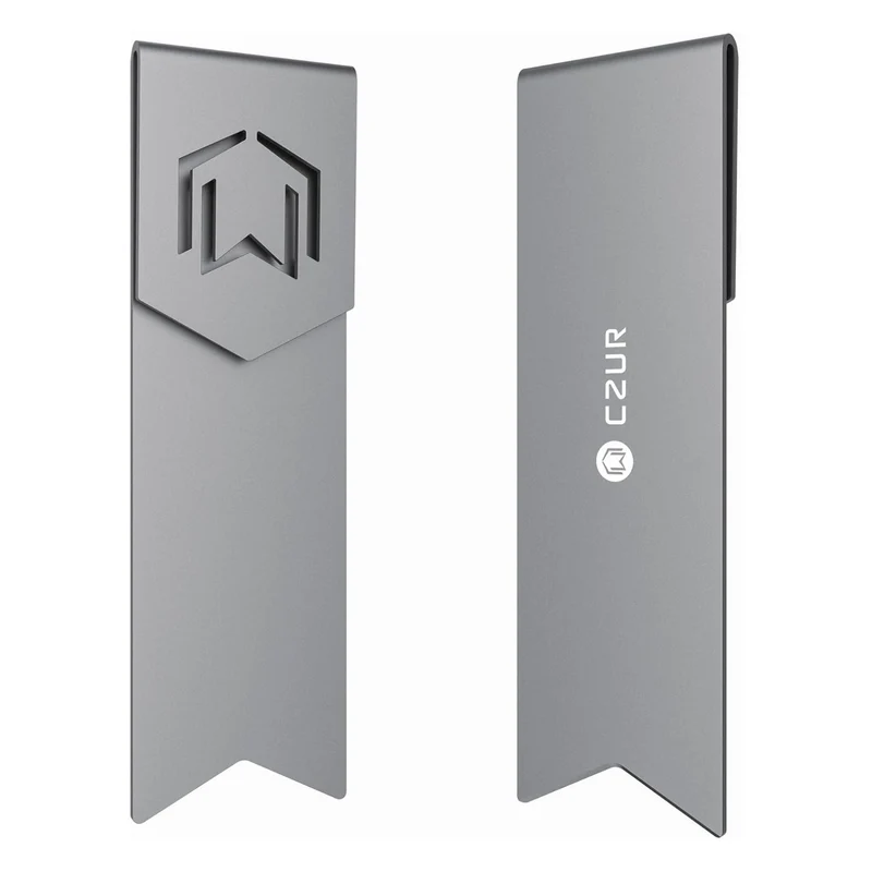 CZUR AirAlu Lesezeichen – Ultraleichtes 1 mm Bookmark aus Flugzeug-Aluminium