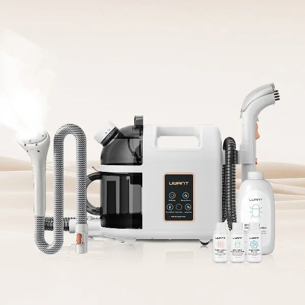UWANT B200 Dampfreiniger-Set (inkl. Dampfbürste und Reinigungsflüssigkeit)