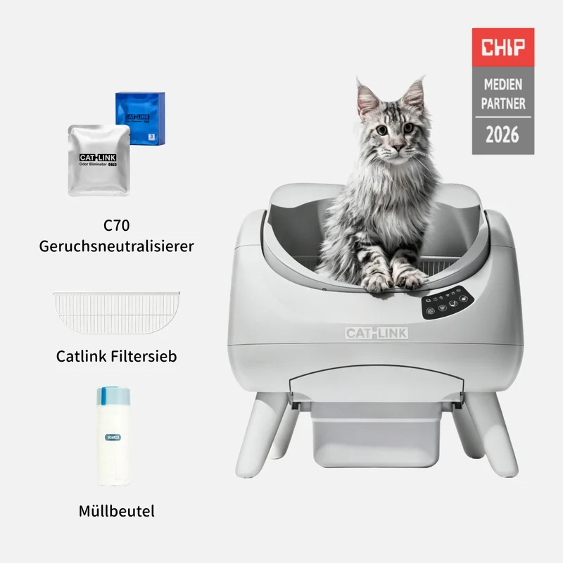 CATLINK Open-X – Offene, selbstreinigende Katzentoilette