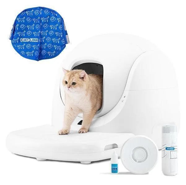 Catlink Baymax mit Treppe selbstreinigende Katzentoilette