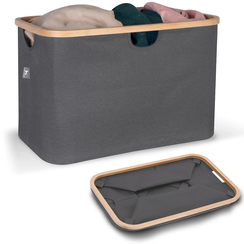 Aufbewahrungskorb "Adrian" 60 l - Grau