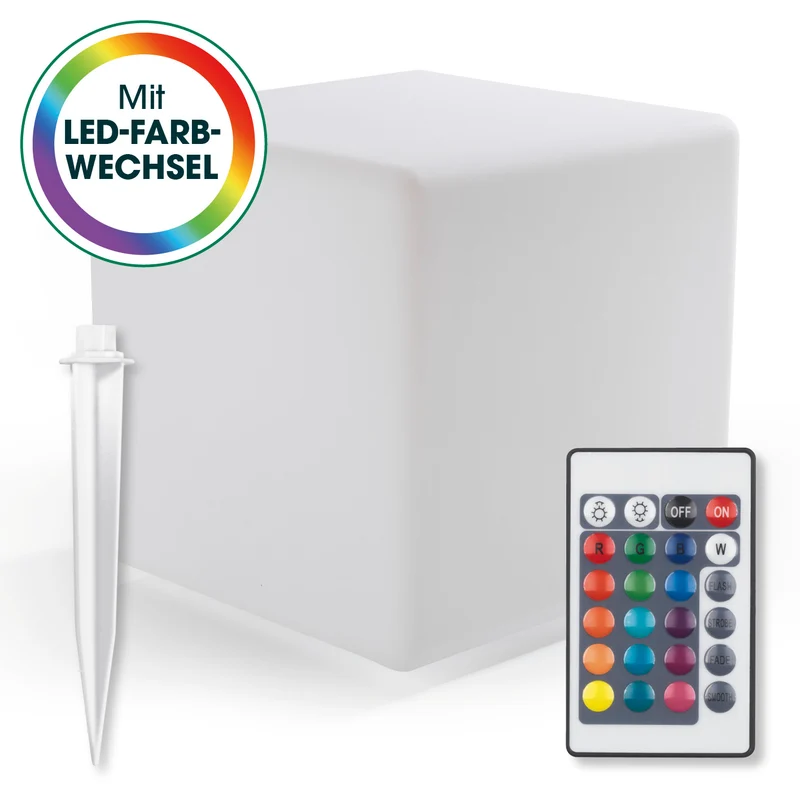 Solar-Leuchte Dekowürfel