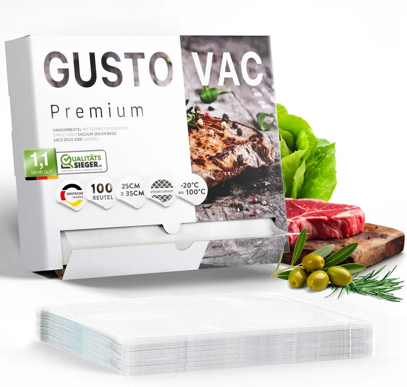 Premium Vakuumbeutel - 25x35 cm - 100 Stück