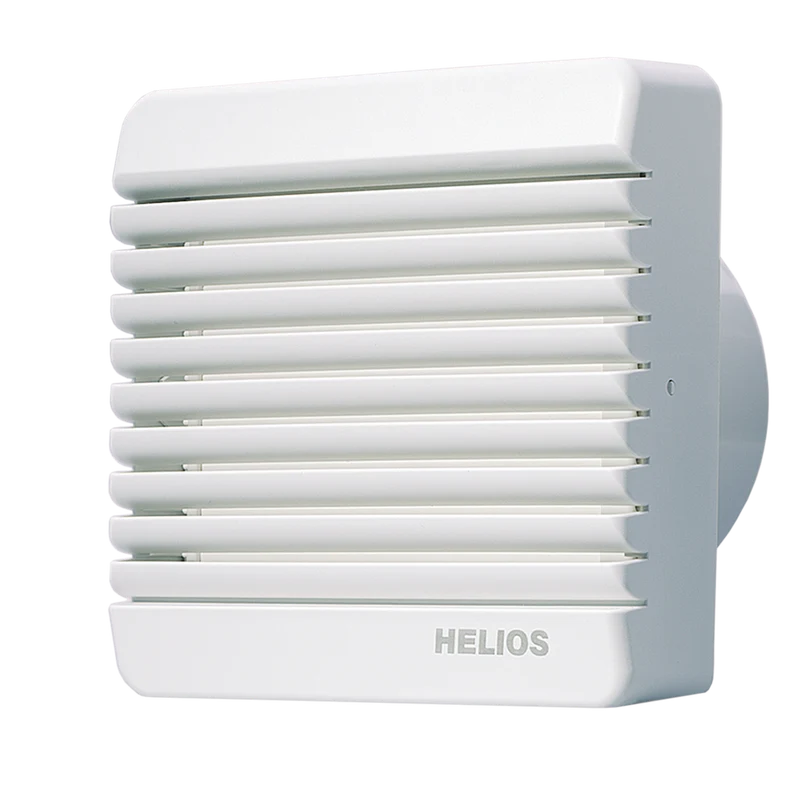 HELIOS HR 90 KE HelioVent Minilüfter mit Verschlußklappe, 00334