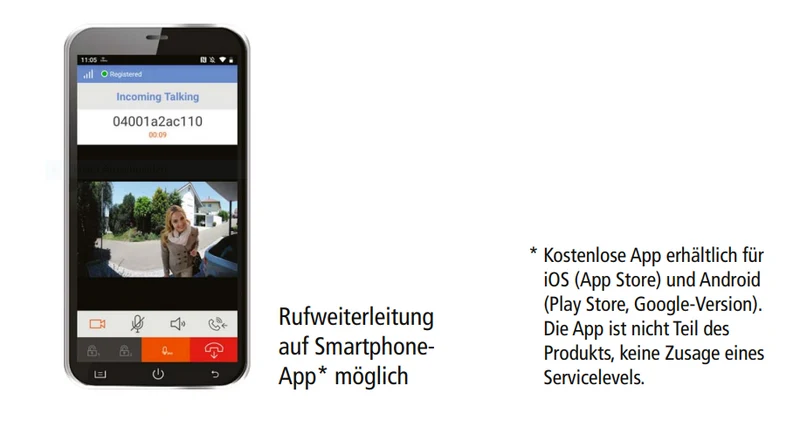 INDEXA Video-Türsprechanlagen-Set VT200 Aufputz für Zweifamilienhaus 28383 mit WLAN