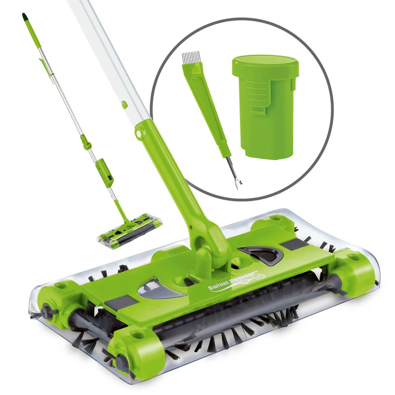Swivel Sweeper G 2 Akkubesen kabellos - Limegreen