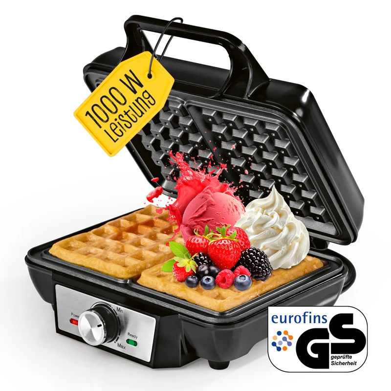 Waffeleisen für Belgische Waffeln