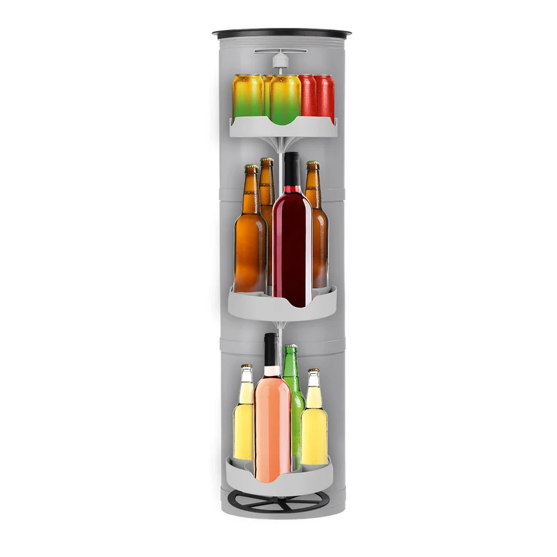 Flaschenkühler Outdoor für bis zu 13 Flaschen - grau