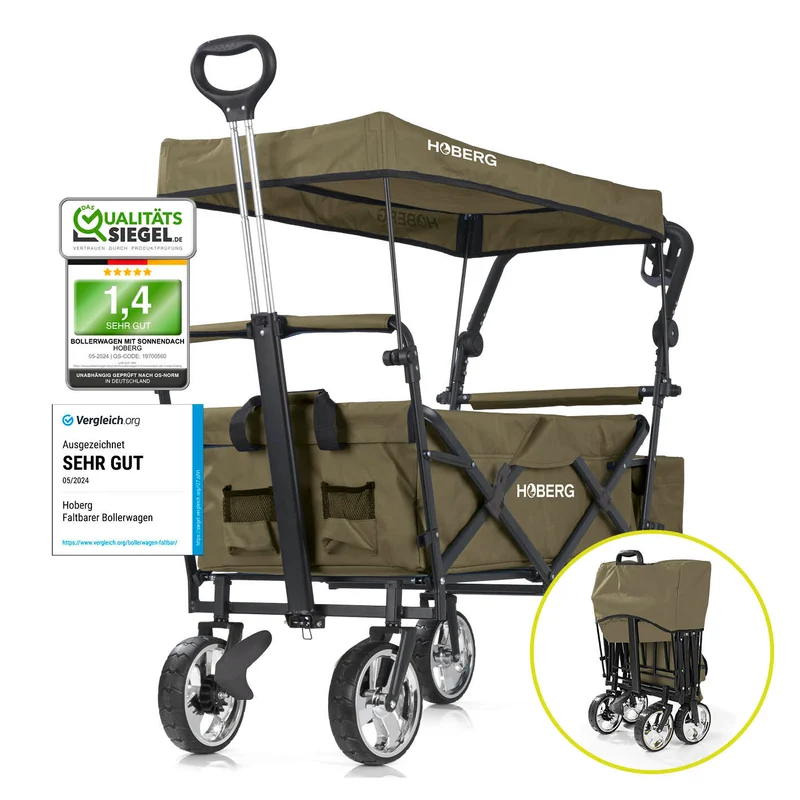 Faltbarer Bollerwagen - Beige