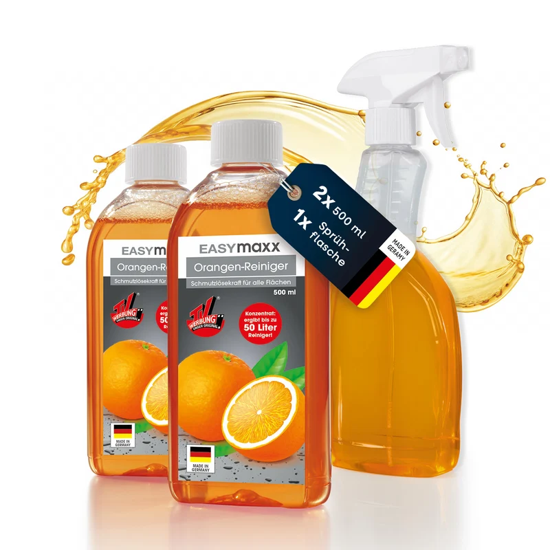 Orangenreiniger - 2 x 500 ml Konzentrat inkl. Sprühflasche