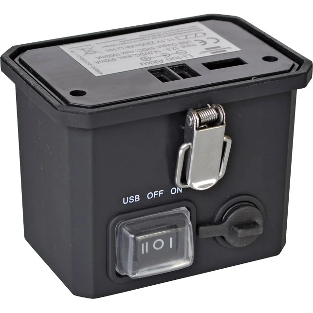 Li-Ion Akku zu LED-Strahler