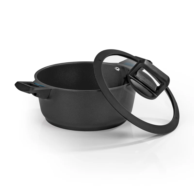 Aluguss-Kochtopf 20 cm - N8WERK Heat Indicator - Midnight Edition