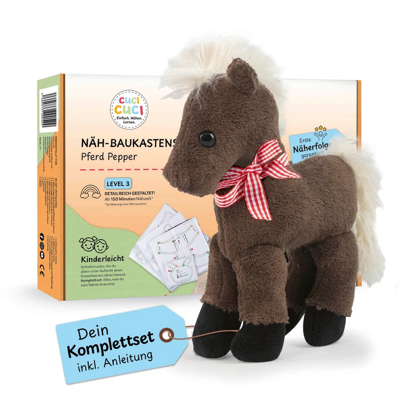 Näh-Baukastenset Motiv Pferd Pepper