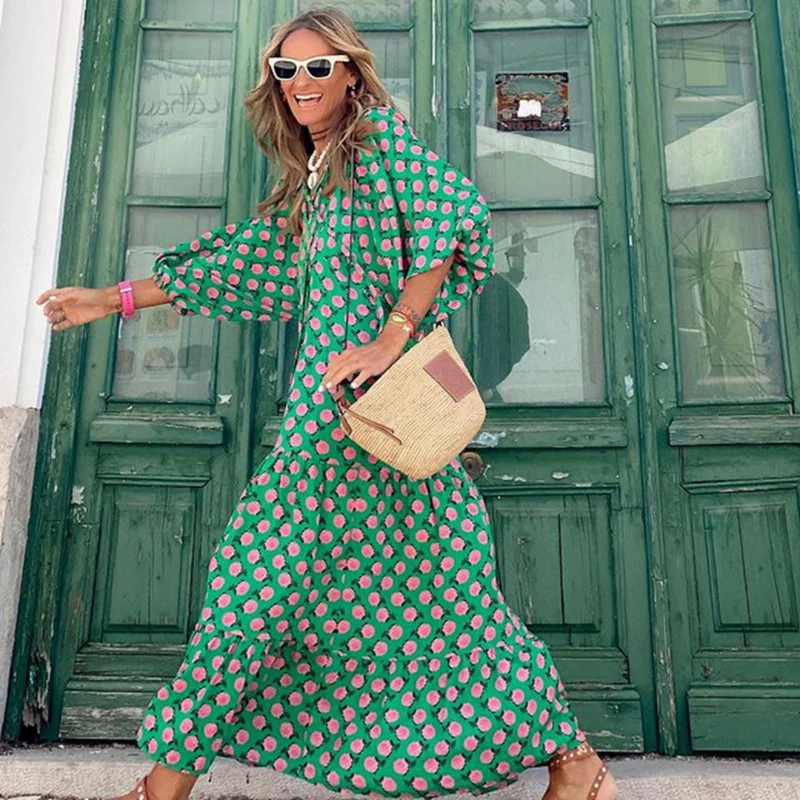 Viola - Zeitlos elegantes Maxikleid