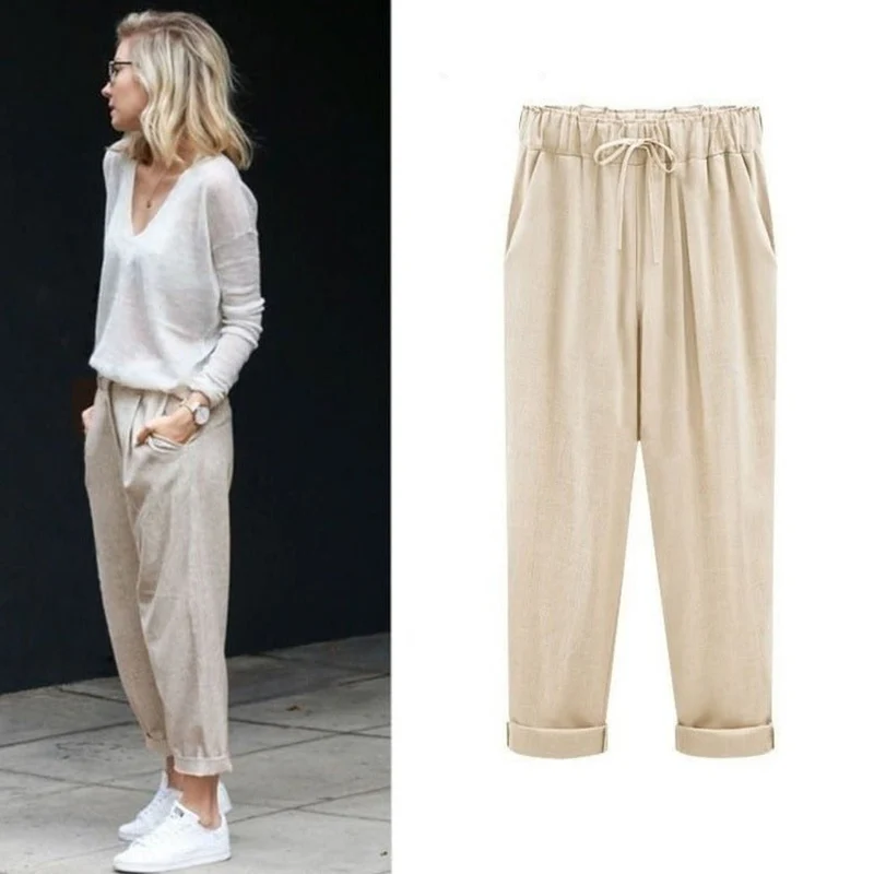 Sommerhose Mit Kordelzug Für Damen | Lässig