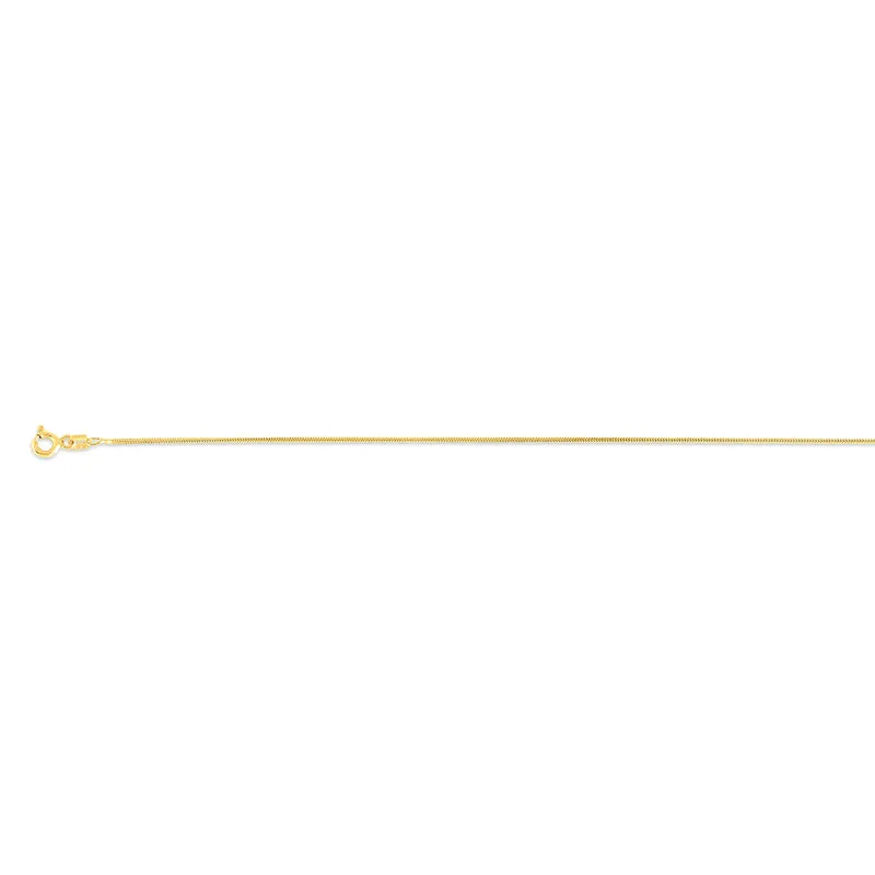 Italienische Schlangenkette, ca. 60 cm, 925 Silber vergoldet 4,22 g