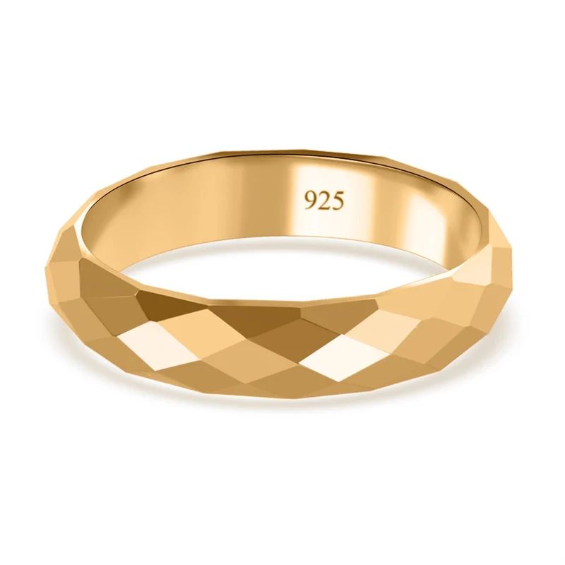 925 Silber Gelbgold Vermeil Ring ca. 3,47g