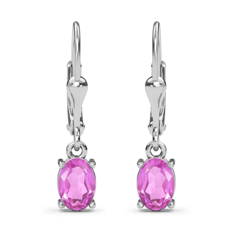 Patroke Triplette Quarz Ohrring, 925 Silber platiniert ca. 4.13 ct