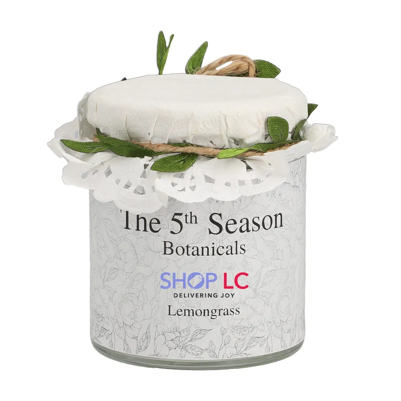 The 5th Season - Botanical Collection Duftkerze au Sojawachs im Glas, Zitronengras
