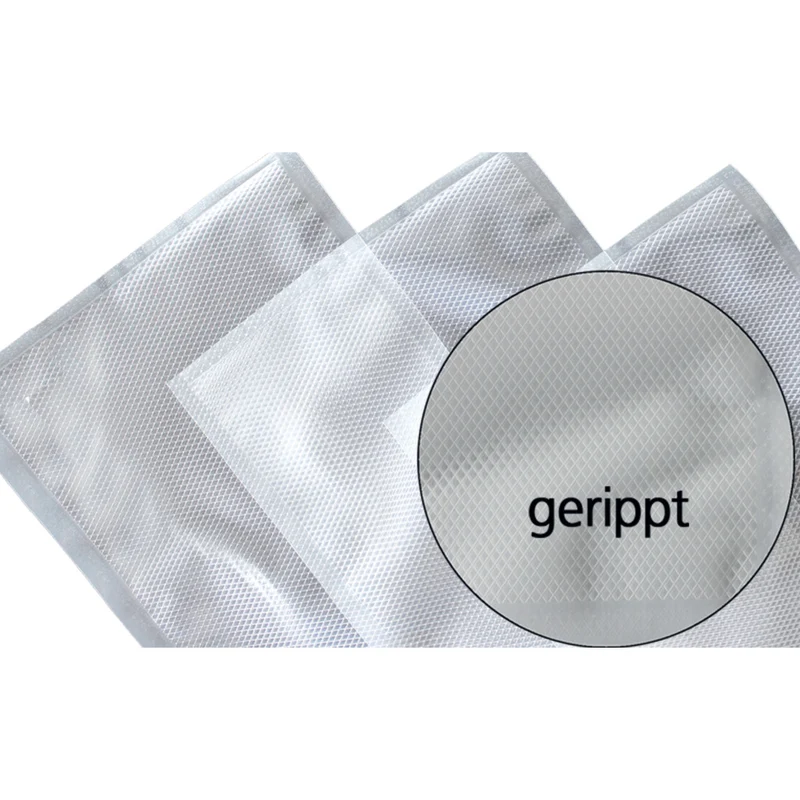 Vakuumbeutel mit gerippter Struktur