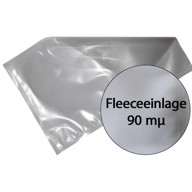 Vakuumbeutel mit extra starker Fleeceeinlage