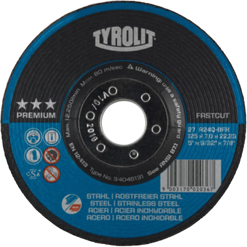 Schruppscheibe FASTCUT Premium*** für Stahl/Inox