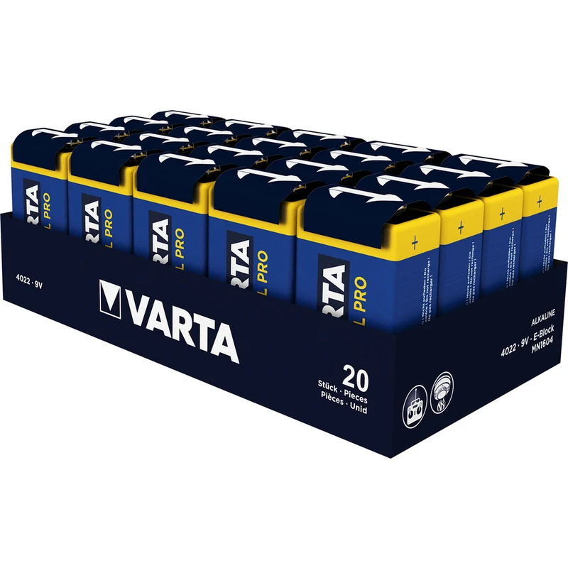 Varta Industrial 4022/K20 9V Batterie