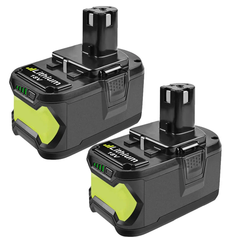 2 STÜCK 18V 9Ah Ersatzakku für Ryobi Lithium P102 P103 P105 P107 P108 P109 Ryobi ONE+ Cordless Tool