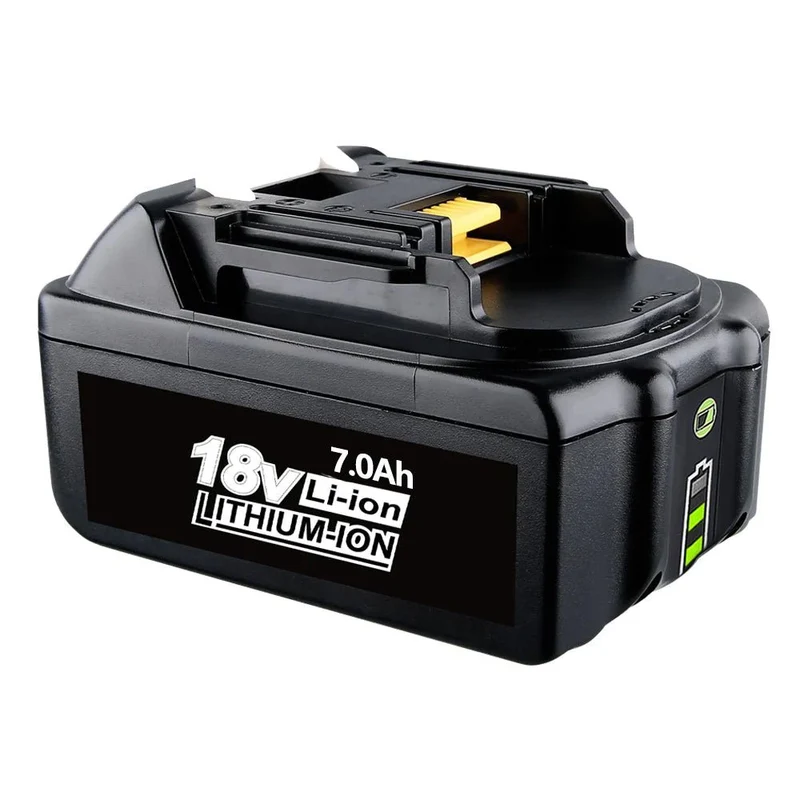 BL1860B 18V 7Ah Ersatzakku für Makita with LED/Kompatibel mit Makita 18V BL1830B BL1860B BL1820 LXT-400