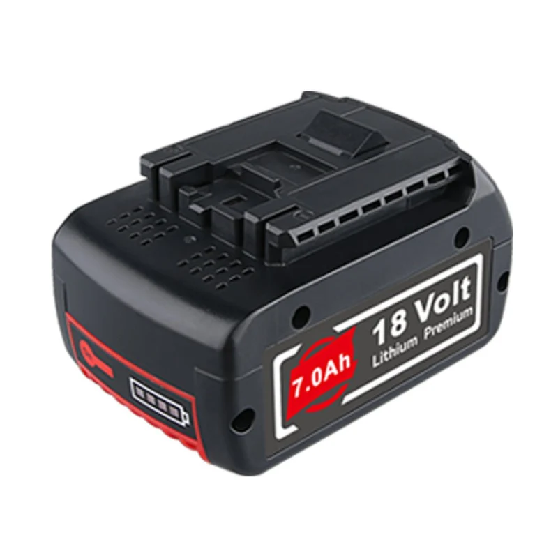 Für 18V 7.0Ah Bosch BAT610G Li-ion Akku Ersatz mit LED/Kompatibel mit BAT609 BAT610G BAT618G BAT620 BAT621