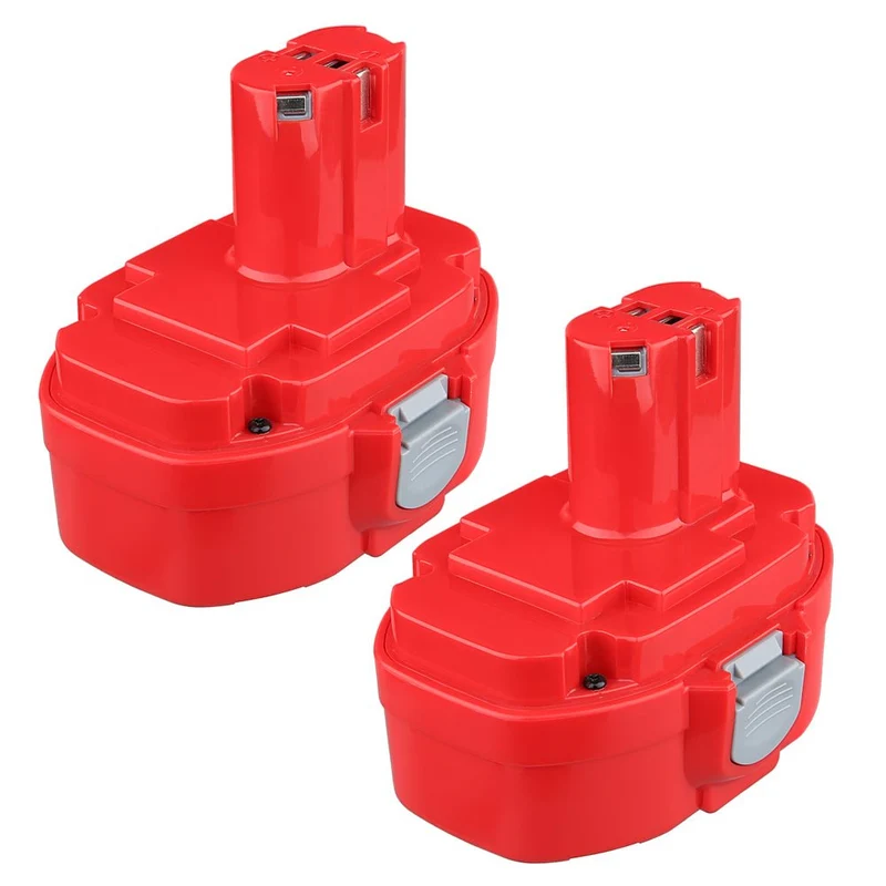 für Makita 18V 4.8Ah Ni-MH Ersatzakku 2 STÜCK/für Makita PA18 1833 1822 1823 1834 1835
