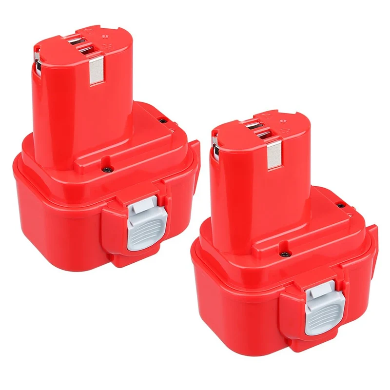 9.6V 4.8Ah für 9120 Makita Akku Ersatz Ni-MH Akku 2 Stück