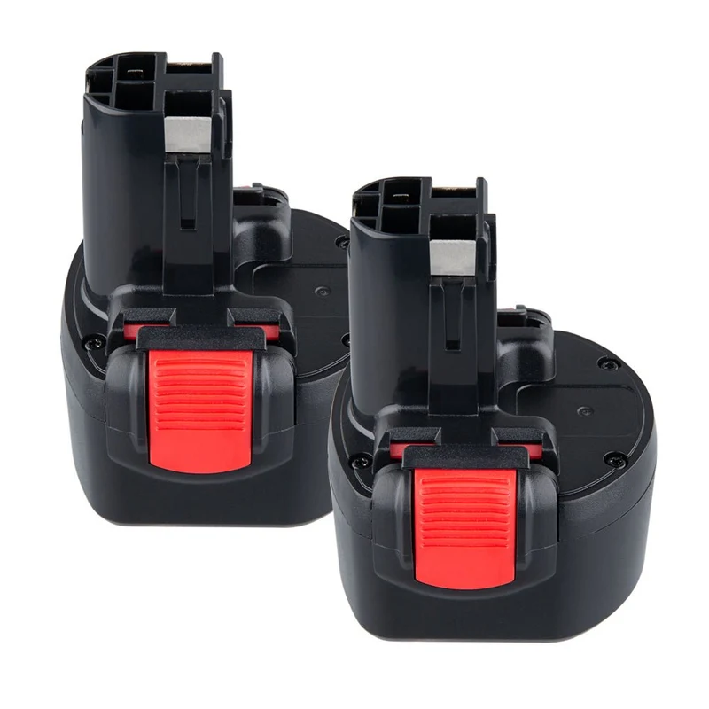 für Bosch BAT048 BAT100 BAT119 9.6V 4.8Ah Ni-Mh Ersatzakku 2 STÜCK