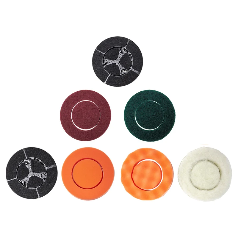 Twin Brush Scrubbing and Polishing Pads Set