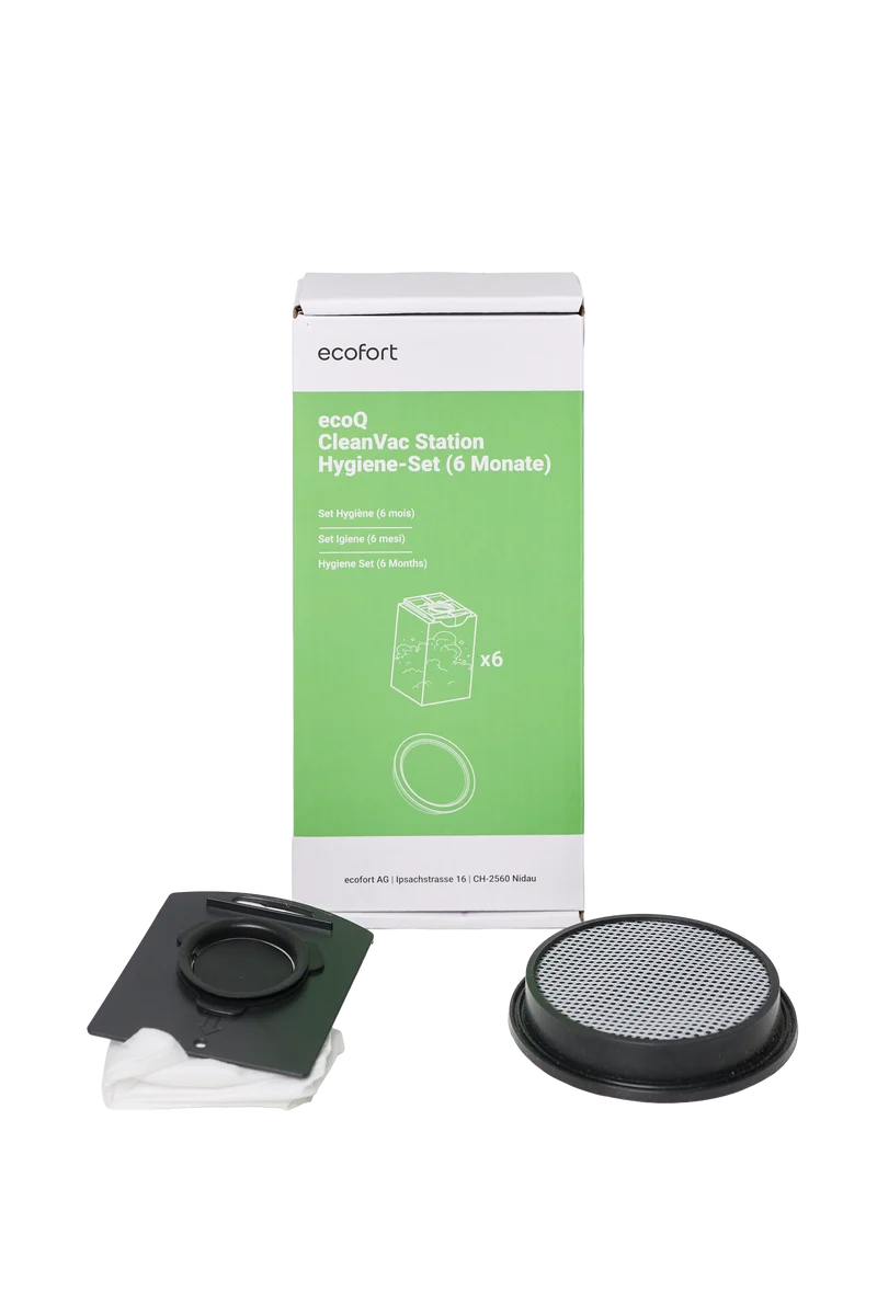 ecoQ CleanVac Station Hygiene-Set (6 Monate)