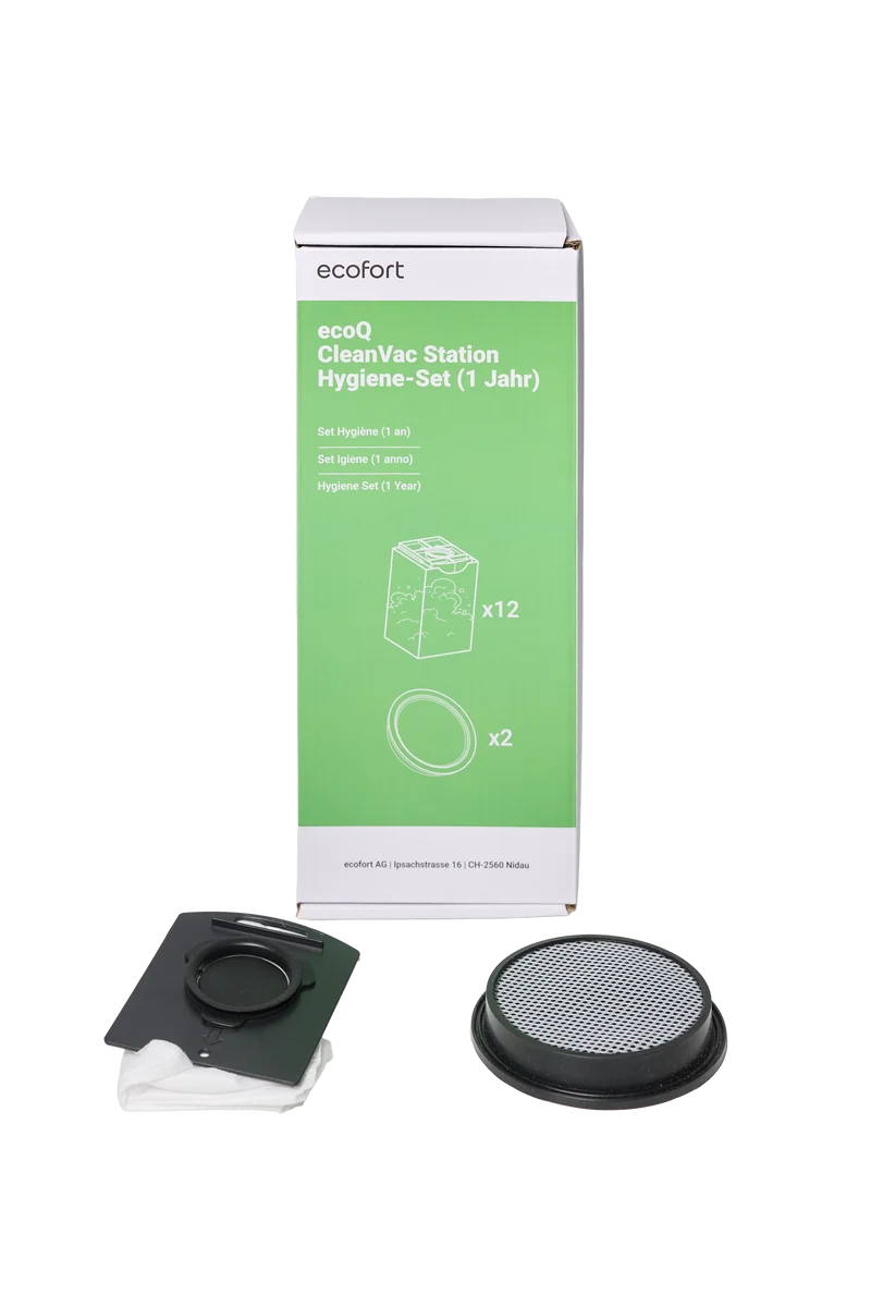 ecoQ CleanVac Station Hygiene-Set (1 Jahr)