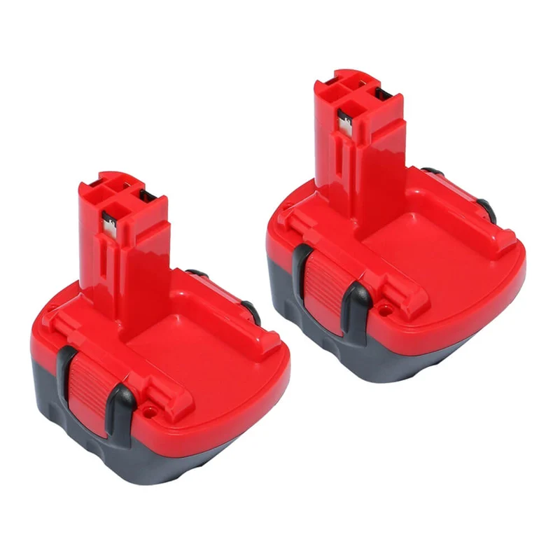 12V 4.6Ah Für BAT043 BOSCH NI-MH Akku Ersatz 2 STÜCK