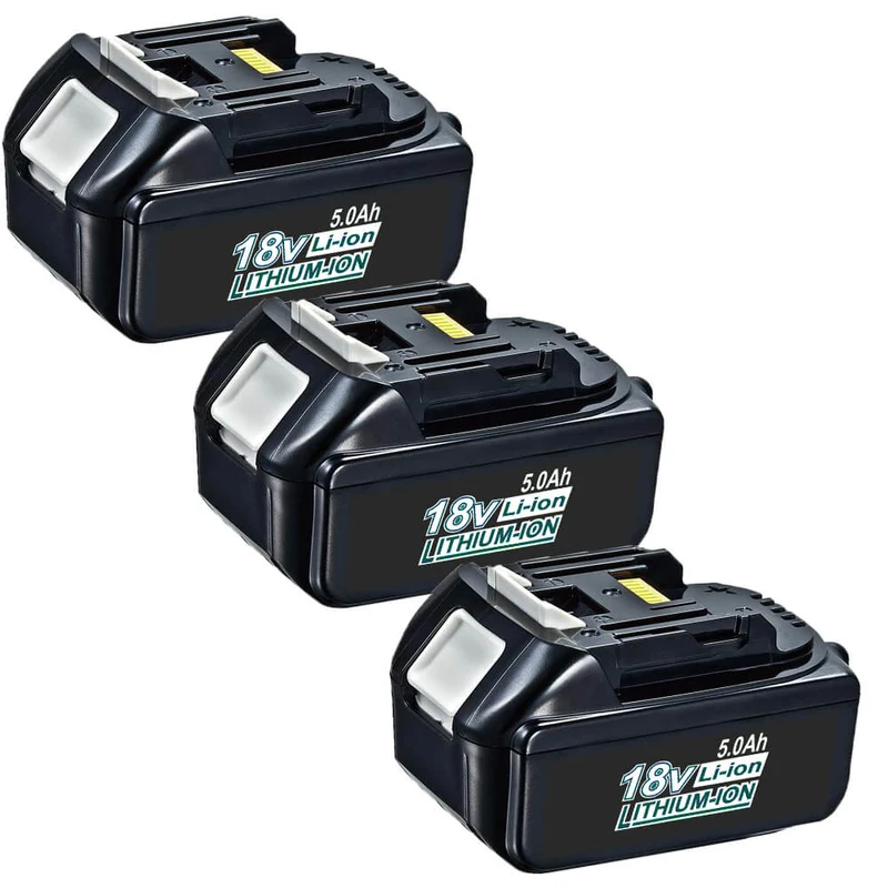 BL1850 18V 5Ah Ersatzakku für Makita 3-Stück/Kompatibel mit Makita 18V BL1830B BL1860B BL1820 LXT-400