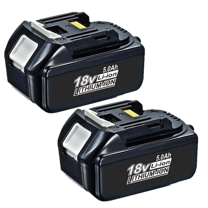 BL1850 18V 5Ah Ersatzakku für Makita 2-Stück/Kompatibel mit Makita 18V BL1830B BL1860B BL1820 LXT-400