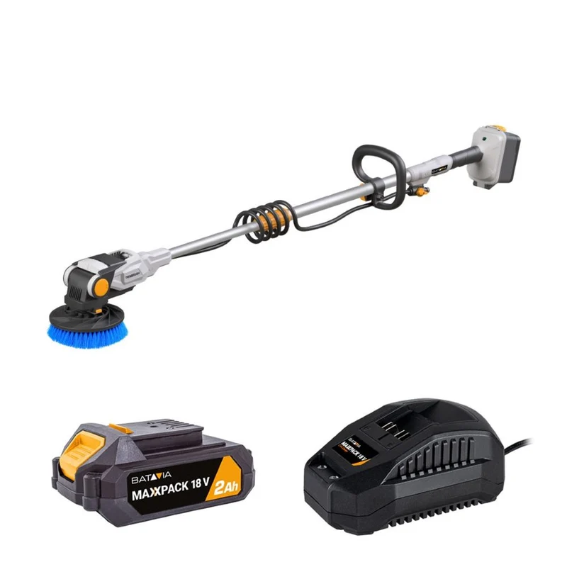 18V Twin Brush Cordless Power Scrubber