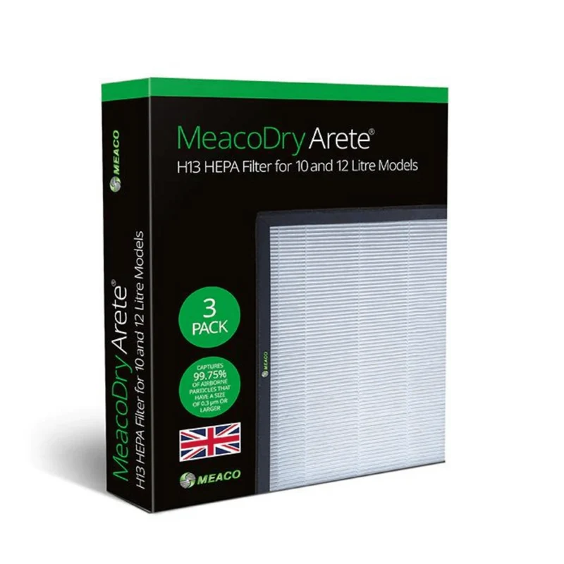 Meaco Arete® H13 HEPA-Filter (3er Pack) für 10L/12L
