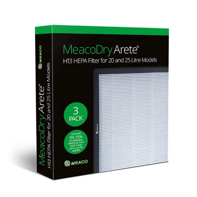 Meaco Arete® H13 HEPA-Filter (3er Pack) für 20L/25L