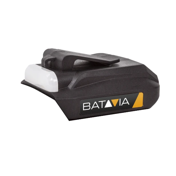 18V USB Battery Adapter with Flashlight