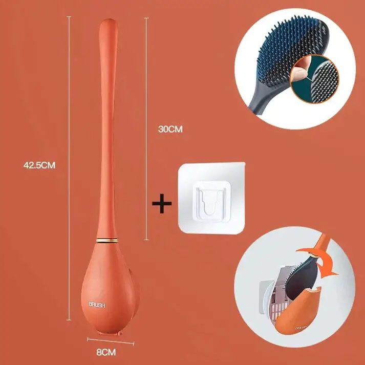 Brosse WC en Silicone Innovante - Sécurité et Hygiène - SmartBrush