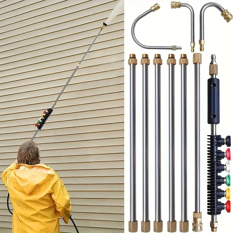 Ensemble de Lances Télescopiques 4 000 psi - Nettoyeur Haute Pression
